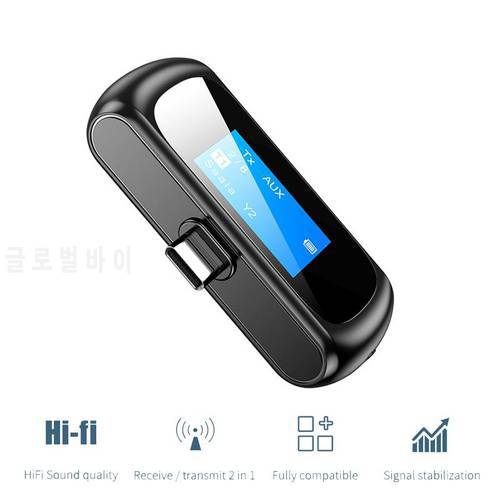 Type-c Bluetooth-compatible Receiver Transmitter Large Screen Wireless Adapter For Switch Ps4 Ps5 Receptor Wireless Adapter