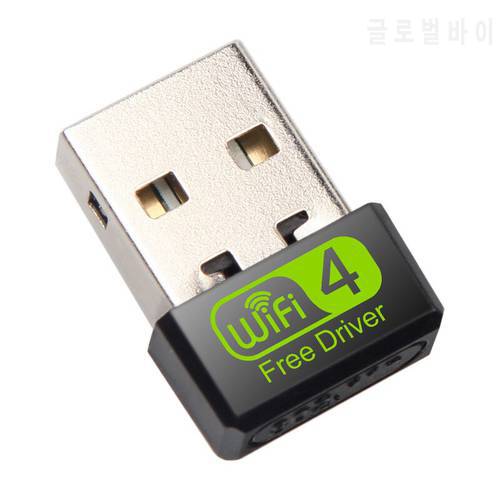 1PCs Mini USB WiFi Adapter 150Mbps Wi-Fi Adapter For PC USB Ethernet WiFi Dongle 2.4G Network Card Antena Wi Fi Receiver