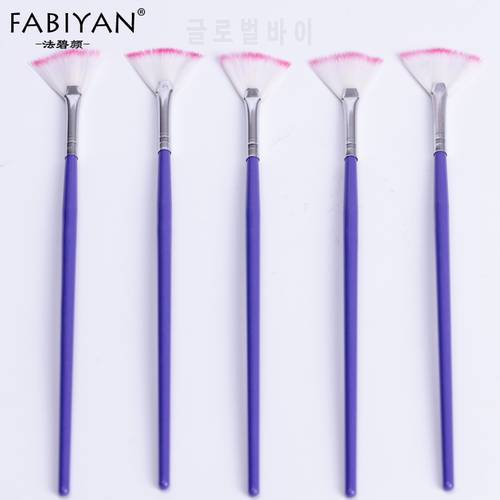 5pcs Brush Brushes Painting Pen In Fan Shape Paint Acrylic UV Gel Polish Design DIY Nail art Manicure Professional