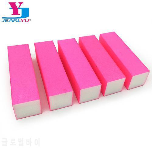 5pcs Pink Nail File Block Buffing Lime a Ongle Professional Sanding Block Polish Set Sponge High Qualtity Tips Buffer File
