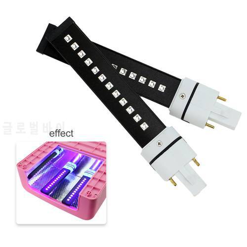 9LEDS/12LEDS/16LEDS Double Light Source UV LED Lam 9W/12W Electronic Inductive Curing Lamp Replacement for Nail Art Dryer