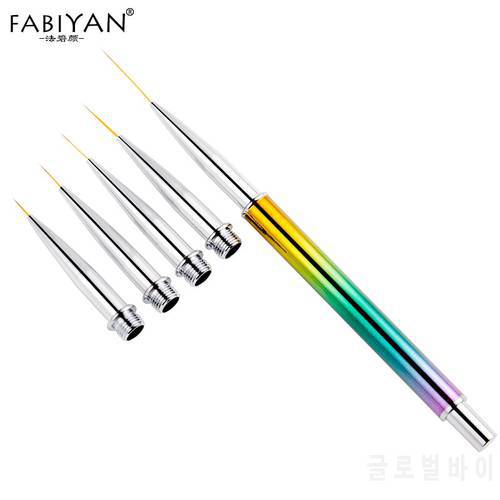 3/5/5 in 1/set Nail Art Detachable Painting Stripes Tape Liner Brush Acrylic Carving UV Gel Extension Drawing Pen