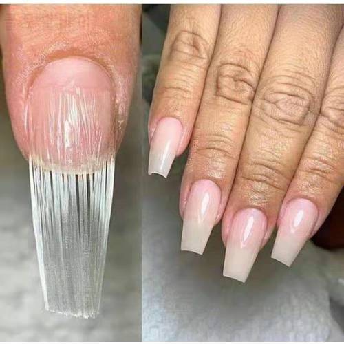 Professional Fiberglass Nail Extension Glass Fiber for Nail Silk Extension Nail Form Acrylic Tips Nail Salon 1 Pack