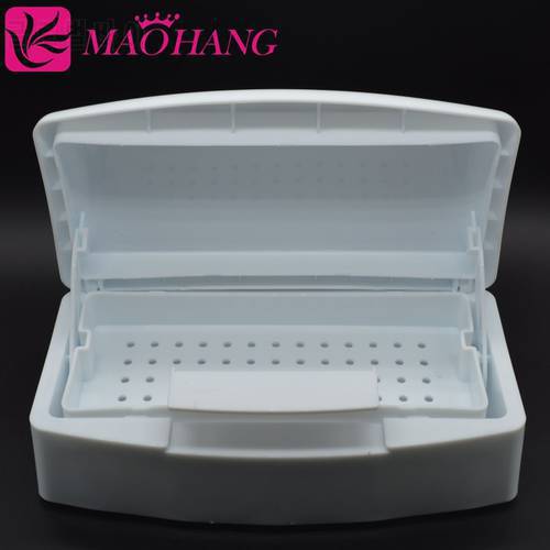 MAOHANG Sterilizing Tray Nail Beauty Salon Disinfector box Sanitizer nail art tools Pro Sterilizer Tray for nail Implement Clean