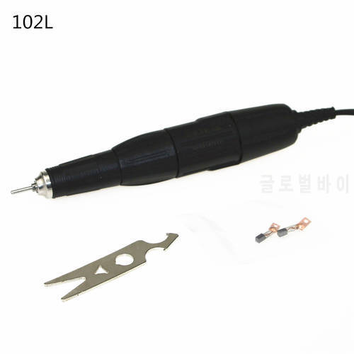 35,000RPM 102L-2.35 black handle File Bits Nails polisher Art pen for Strong 210 204 90 series Electric Nail Drills Machine