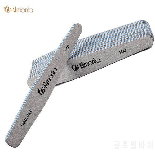 4PCS Zebra Curve Nail Files Double Sided Professional Nail Thick Sandpaper 150 Sanding lime a ongle Nails Care Manicure Tool