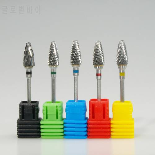 2019 New Millings carbide nail drill bit electric nail file drill bit coarse carbide drill 3/32 602001 high quality