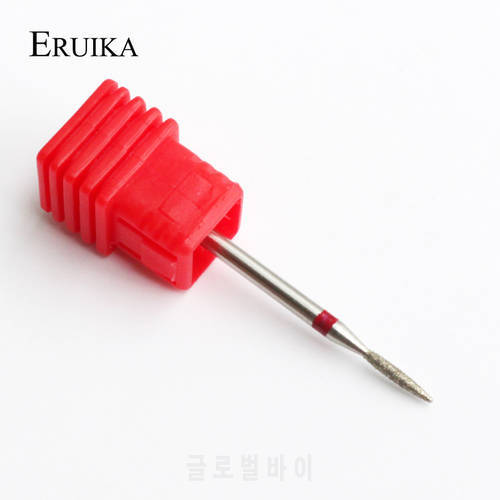 ERUIKA 1PC Diamond F Size Bur Nail Drill Bit Electric Mills Nail Cutter Manicure Machine Polishing For Nail And Pedicure