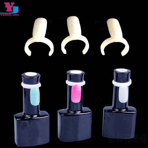 50pcs Polish UV Gel Color Pops Display Nail Art Ring Style Nail Tips Manicure Nail Professionl DIY Practice Stickers Tools