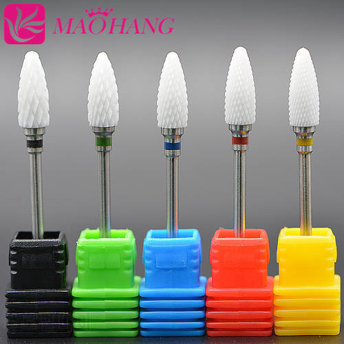MAOHANG Hot Ceramic Cutter Nail Drill Bit For Electric Manicure Machine Accessories Art Tools Files