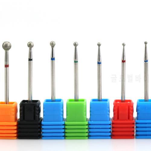 9 Type Diamond Nail Drill Electric Nail Bits File Manicure Pedicure Equipment Milling Cutter Nail Drill Machine Tools Accessory
