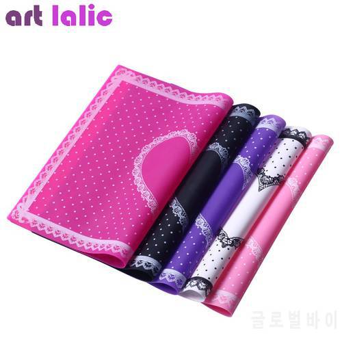 Silicone Pillow Hand Holder Cushion Lace Table Washable Foldable Mat Pad Nail Art Salon Manicure Practice Tools