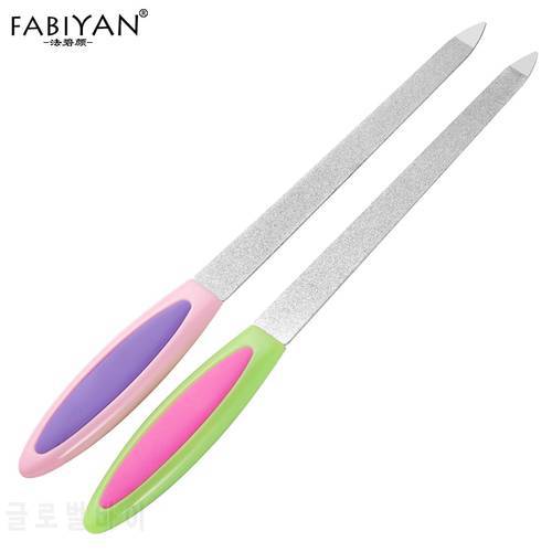 Nail Art File Buffer Double Sides Metal Grinding Rod Scrub Manicure Pedicure Tools Stainless Steel Remover Polish Gel UV Acrylic