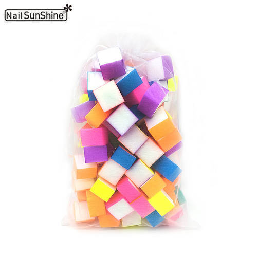 1 Bag Nail File Mini Irregular Nail Buffer Block Colorful Sanding Sponge Buffer Nagels Vijl DIY Nail Art Files Accessory Tools
