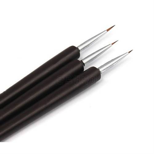 3pcs/set Acrylic Nail Art Design Decoration Pen Brush Painting Drawing Tool