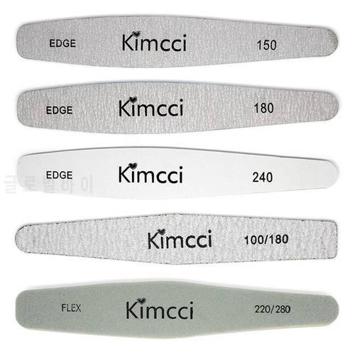 Kimcci 1 pc High Grade Professional Nail File Manicure Tools Double Side Sandpaper Slim Buffer Polishing Nail Art Salon Supplies