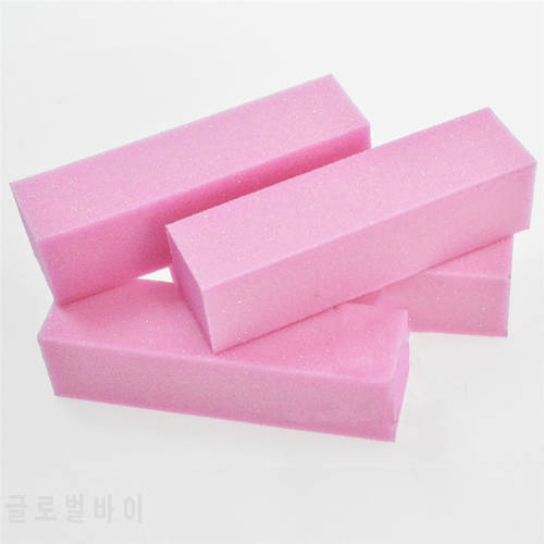 1 set Pink Nail Art Buffer Sanding Block Buffs Professional Nail Files Polishing Tools Pedicure Manicure Accessories Kits BETR05