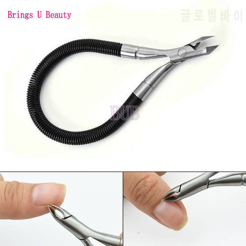 Grip & Snip Spiral Spring Cuticle Trimmer Nippers Cleaner Nail Gap Remover Dead Skin Rescue Hangnail Paronychia Manicure Tools