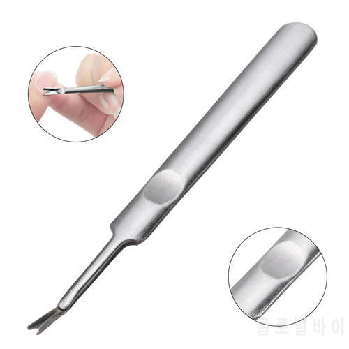 11cm Stainless Steel Cuticle Remover Silver Dead Skin Cuticle Pusher Trimmer Pedicure Nail Art Tool