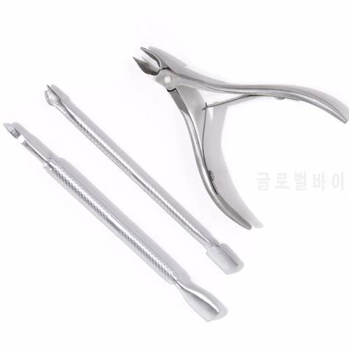 Professional Nail Cuticle Pusher Spoon Cut Manicure material Pedicure Remover wholesale