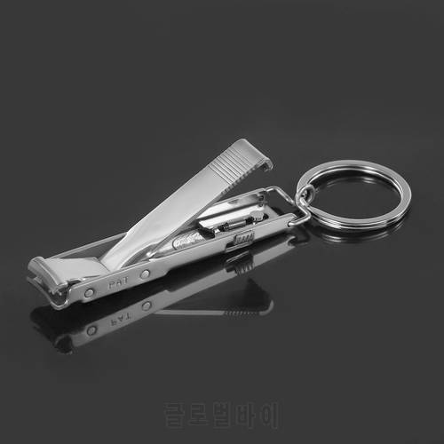 EDC Ultra-Thin Foldable Hand Toe Nail Clippers Cutter Trimmer Stainless Keychain Wholesale Quality Cutters for Manicure Scissors