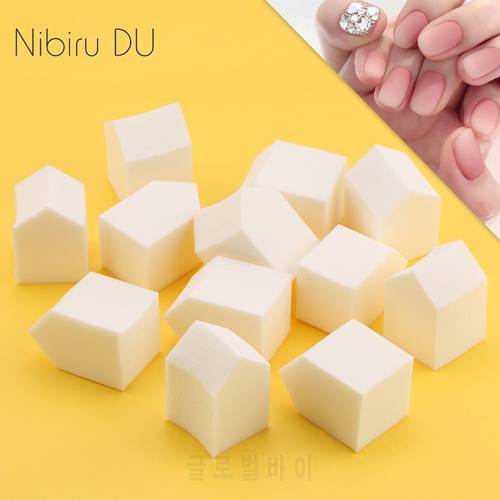 10/20pcs Soft Nail Gradient Sponge Multifaceted Fitted Nails Art Transfer Coloring Stamping DIY Polish Gel UV Tool