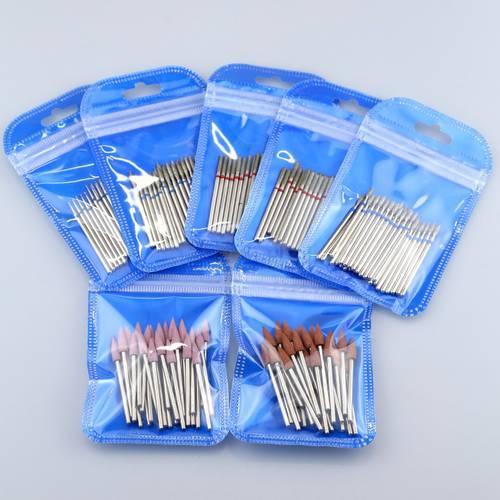 30PCS Diamond Rotary Burrs Set Diamond Cutter for Manicure Set Silicone Nail Drill Bit Set Milling Cutter for Nail Pedicure Tool