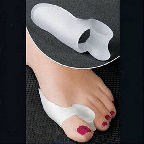 2Pcs=1Pair Silicone Toes Separator BBone Ectropion Adjuster Toes Outer Appliance Foot Care Tools Hallux Valgus Corrector
