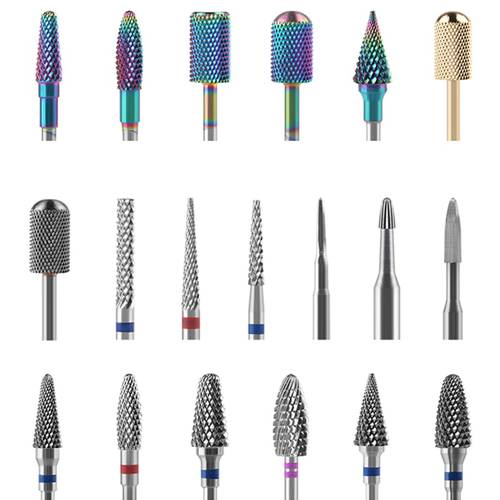 Carbide Nail Drill Bit Milling Cutter For Manicure Machine Electric Nail Drill Machine Milling Cutter Nail Manicure Accessories