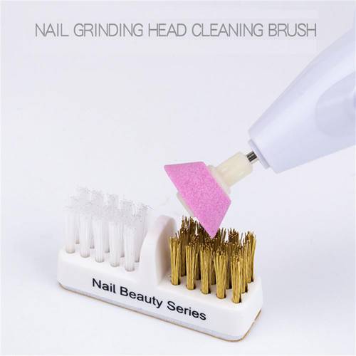 1Pc Electric Manicure Drills Cleaning Brush Cleaner Nail Drill Bit Clean Tool Copper Wire Drill Brush Dental Drill Bit Clean Too