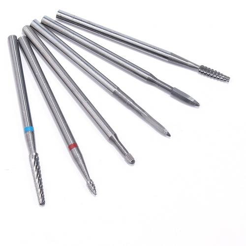 Carbide Tungsten Cuticle Clean Nail Drill Bits For Nail Art Electric Nail Manicure Machine Milling Cutters for Pedicure Bit