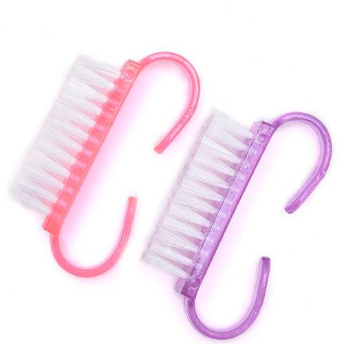 Soft Remove Dust Top Nail Cleaning Nail Brush Tools File Nail Art Care Manicure Pedicure Small Angle Clean for nail makeup