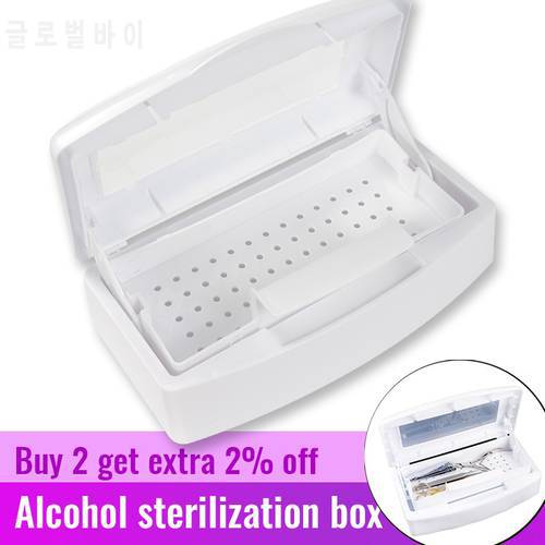 Alcohol Disinfection Box For manicure Sterilizer Nails Box Nail Files Sterilization Equipment Dry Heat Sterilizer for Nails