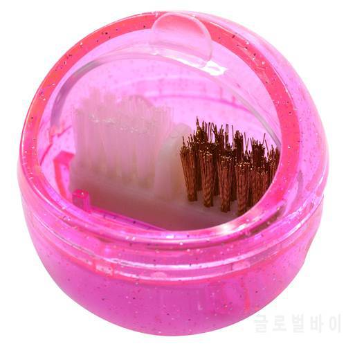 1pcs Nail Drill Bit Brush Copper Wire Remove Dust Cleaning Case Portable Tool Acrylic Gel Manicure Nails Art Equipment TRNJ217-1