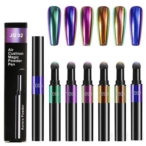 Eyeshadow-Pen Nail-Pen Nail Brushes Glitter-Power Air Cushion Magic Pen Multifunction Eyeshadow Nails Glitter Powder Nail Tools