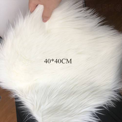 40*40CM 15.7*15.7in Blanket for Nailarts Display PHOTOSHOT Furry Cushions White/Pink/Grey Luxuary Tool DIY For Nail Art HSJ2F-37