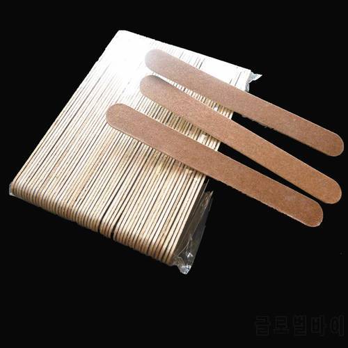 Free Shipping 50 PCS wooden emery board Wood nail Files brown nail file Manicure tool 180/180