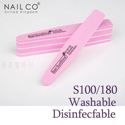 NAILCO Meticulous Sponge Rub Durable Nail Tools Rubbing Polished Nail File Rubber Buffer Styling Sided Grinding Repair Manicure