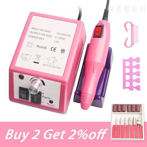 30000rpm Professional Electric Nail Drill Machine Portable Cordless Nail Drill for Acrylic Nails Gel Nails Manicure Rechargeable
