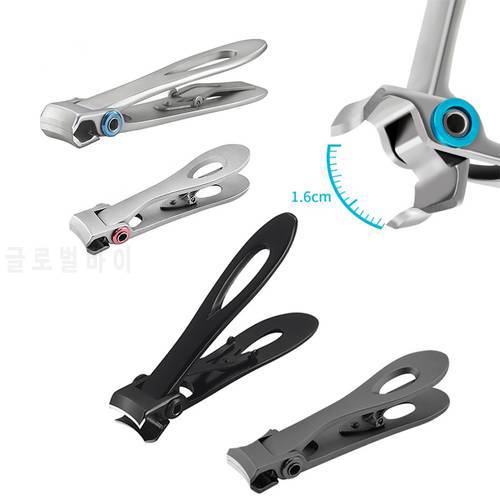 Professional Nail Clippers Stainless Steel Nail Cutter Toenail Fingernail Manicure Trimmer Toenail Clippers for Thick Nails