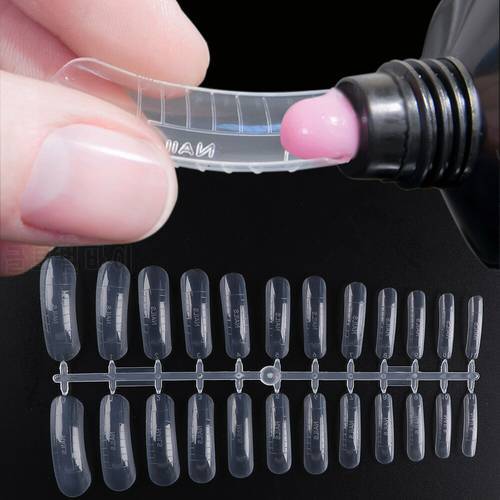 Nail Forms Acrygel Forms For Extension Tips False Nail Clips Construction Tools Top Molds French Design Manicure Decor GL1849-1