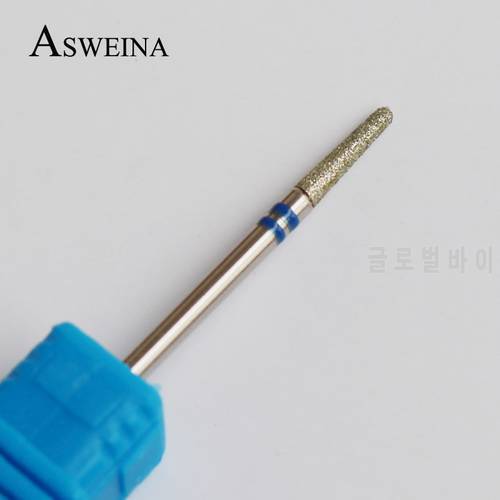 Asweina High Quality 1 PCS Diamond Burr Drills Bit Nail 3/32