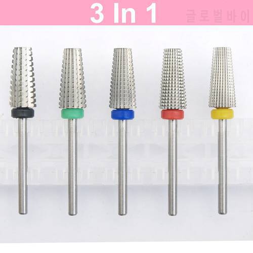 Super Tapered Carbide Nail Drill Bits With Cut 3/32