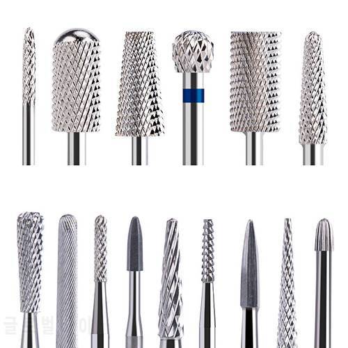 LadyMisty Tungsten Carbide Nail Drill Bit Electric Nail Mills Cutter for Manicure Machine Nail Accessories