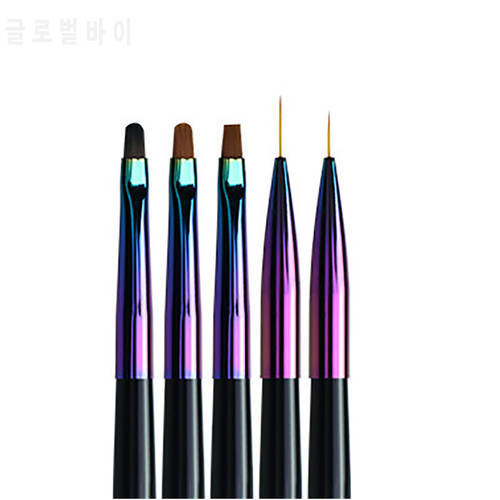 1 Pcs Professional Manicure UV Gel Brush Colorful Pen Painting DIY Design Brush Lines Liner Drawing Pen Manicure Tools