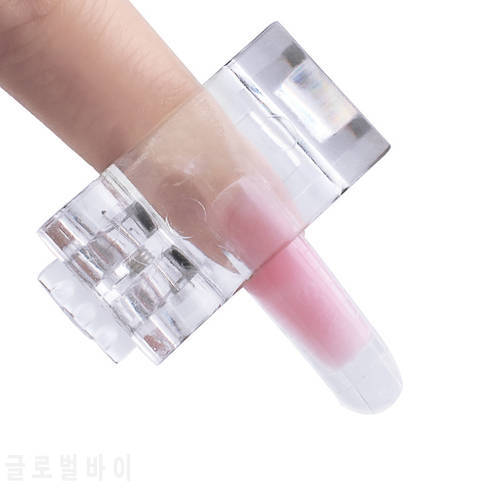 1Pcs Nail Tips Clip Acrylic Nail Plastic Extension Clamp Fake Finger Polish Quick Building Mold UV Assistant Tools