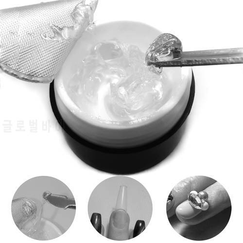 8ml Fast Drying Solid Nail Gel Polish 3 in 1 For Fake Nail Manicure Shaping Carving DIY Nail Design Functional Gel