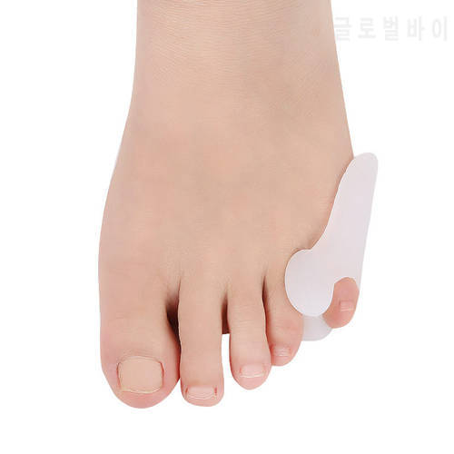 4pcs=2pairs Soft Gel Spacers Hammer Toes Separator Silicone Thumb BCorrector Hallux Valgus Protector Orthopedic Foot Care