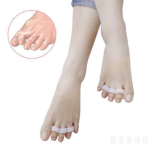 1-6Pairs Hammer Toes Separator Overlapping Hallux Valgus Stretcher Silicone Foot Care Tools Protector Straightener Orthosis