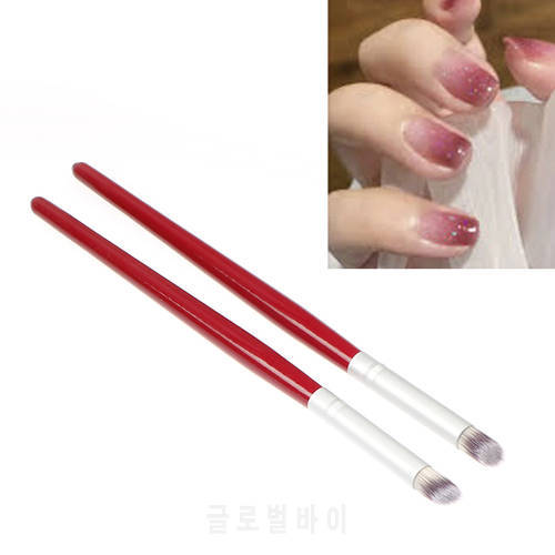 2pcs/set Nail Art Brush Gradient Pen Nail Painting UV Gel Painting Drawing Manicure Pen Tools DIY Accessory Pigment